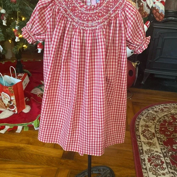 Orient Expressed Inc Smocked Toddler Girls Dress size 3 - Picture 10 of 16